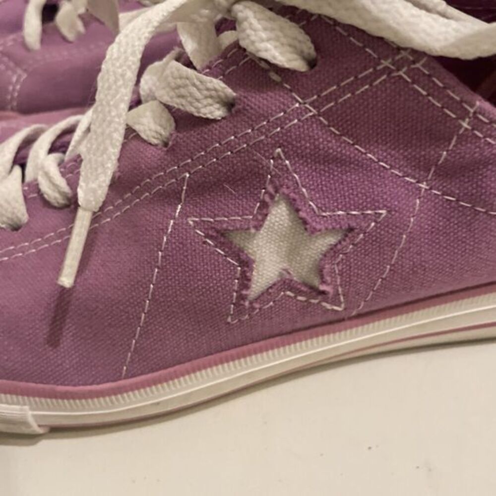 CONVERSE One Star Womens US 10 UK 8 EUR 41.5 Skater‎ Shoes Purple Lavender Cons - Picture 5 of 15